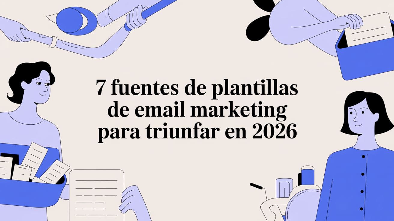 7 fuentes de plantillas de email marketing para triunfar en 2026