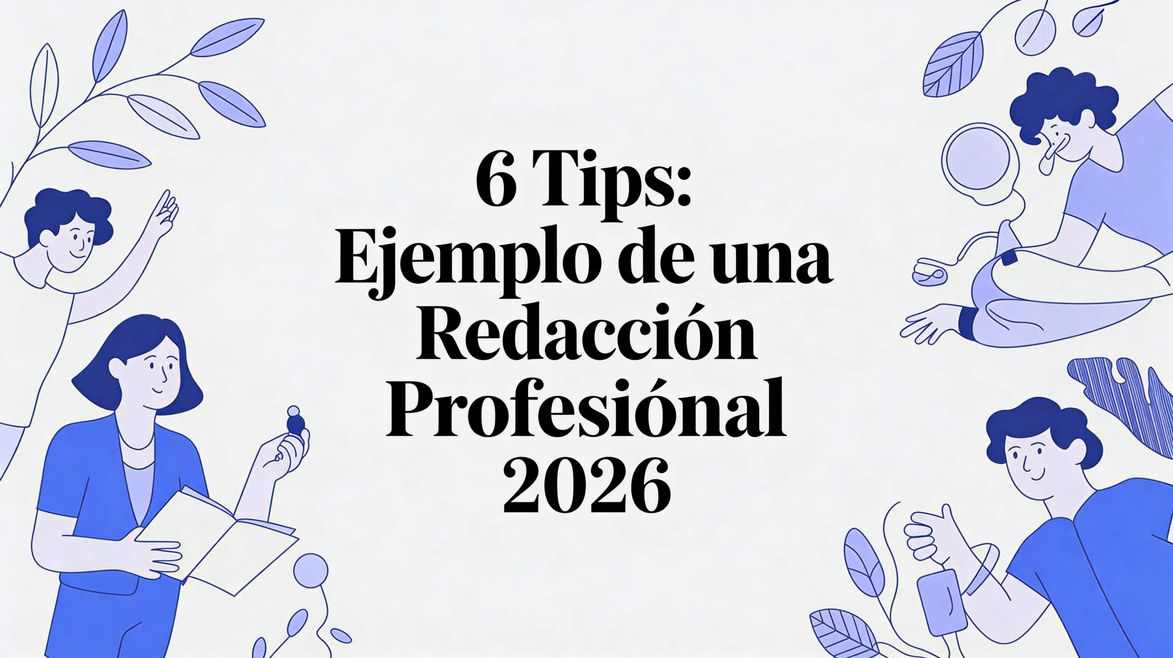 6 tips: Ejemplo de una redaccion profesional 2026